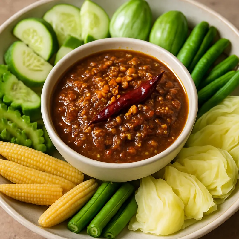Nam Prik Makham (Tamarinden-Chili-Dip)