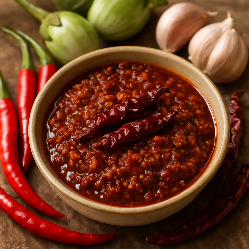Nam Prik Narok (Höllenfeuer-Chilipaste)