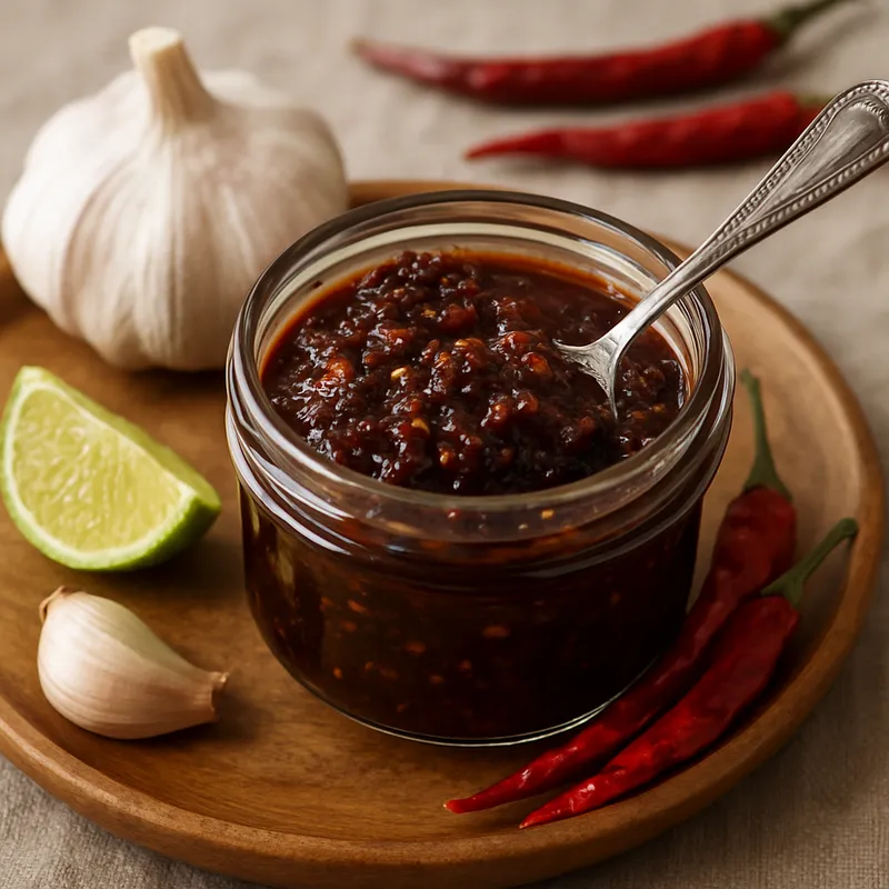 Nam Prik Phao (Hausgemachte Thai-Chilipaste)
