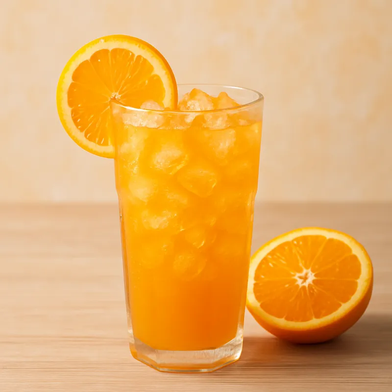 Nam Som Yen Eisgekühlter Orangensaft