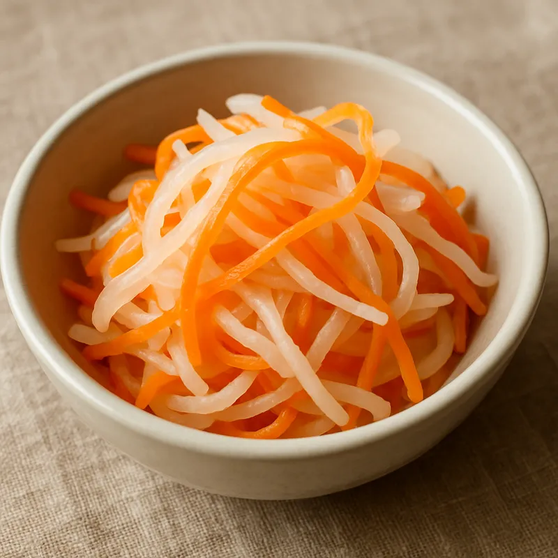 Namasu (Daikon-Möhren-Essig-Salat)
