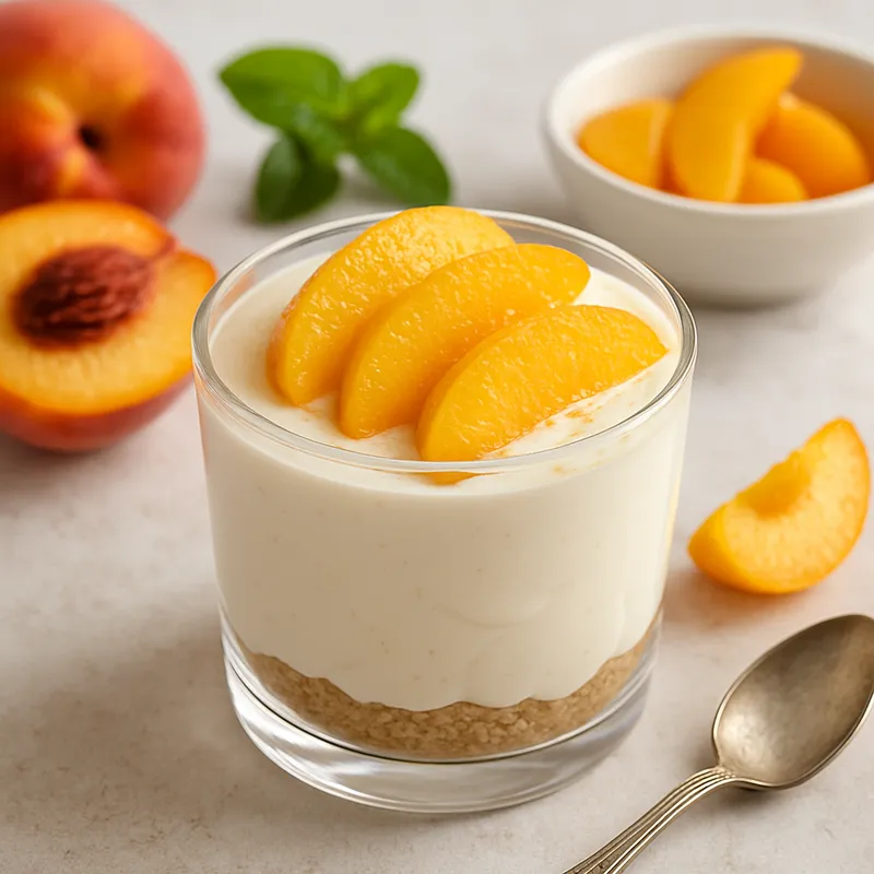 Naoussa Pfirsichdessert