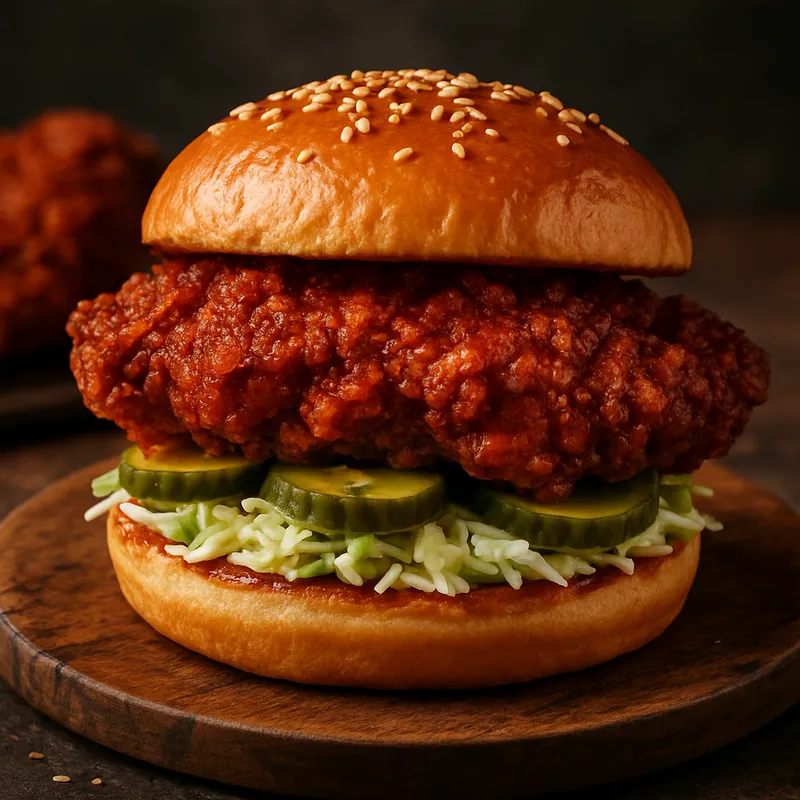 Nashville Hot Chicken Burger