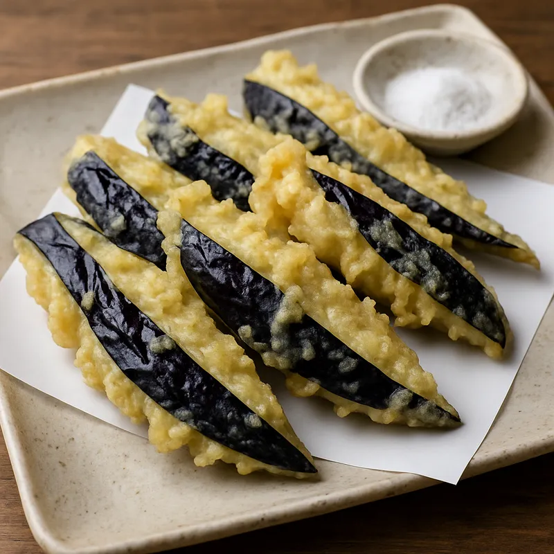 Nasu Tempura (Auberginen-Tempura)
