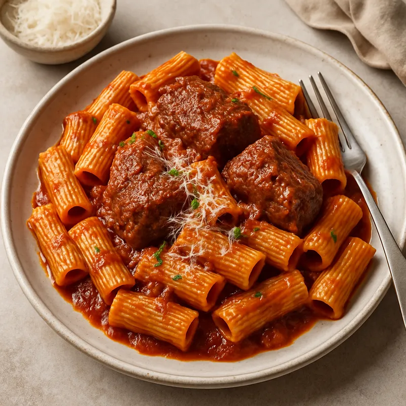 Neapolitanisches Ragù (Neapolitanische Fleischsauce)