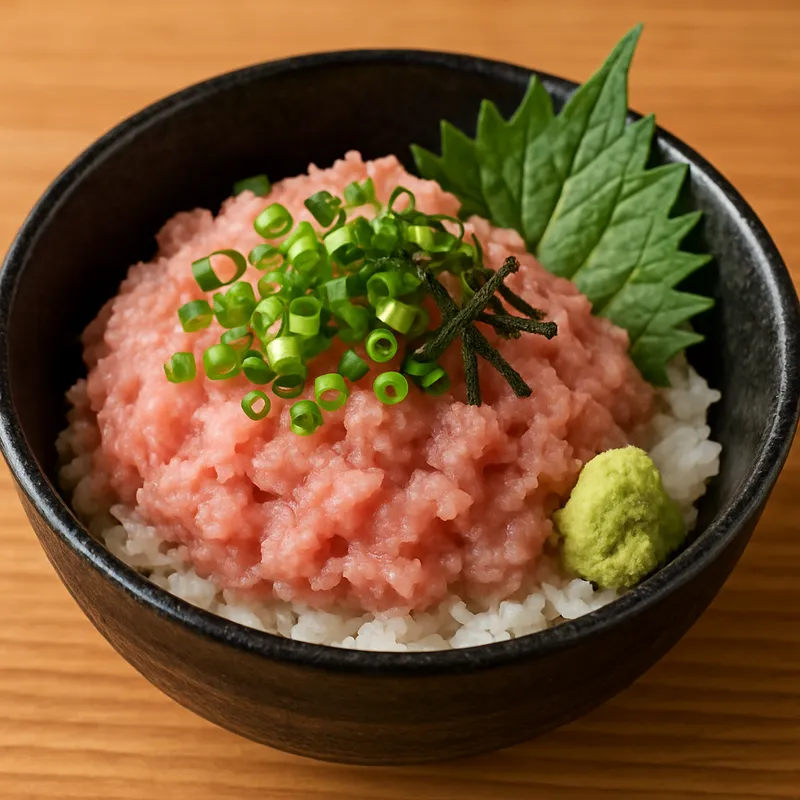 Negitoro Don (Thunfischbauch-Bowl)