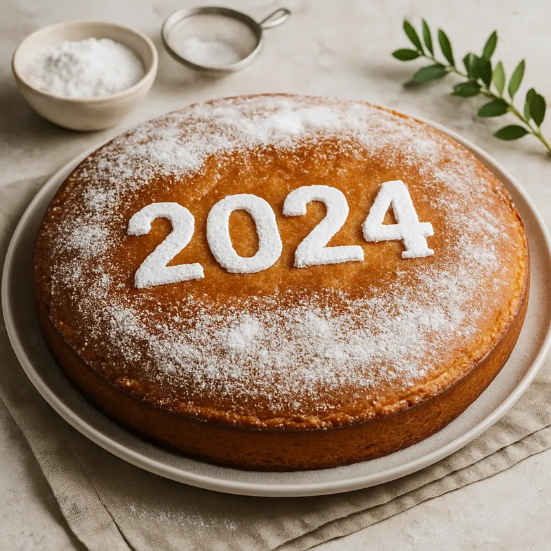 Vasilopita (Griechischer Neujahrskuchen)