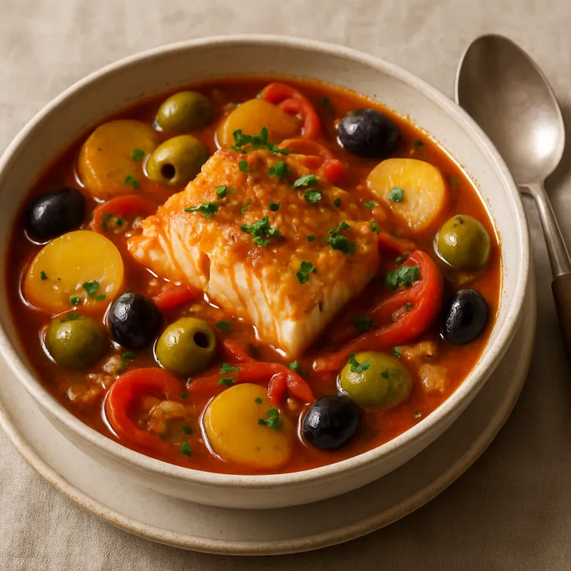 Niçoise Stockfischeintopf