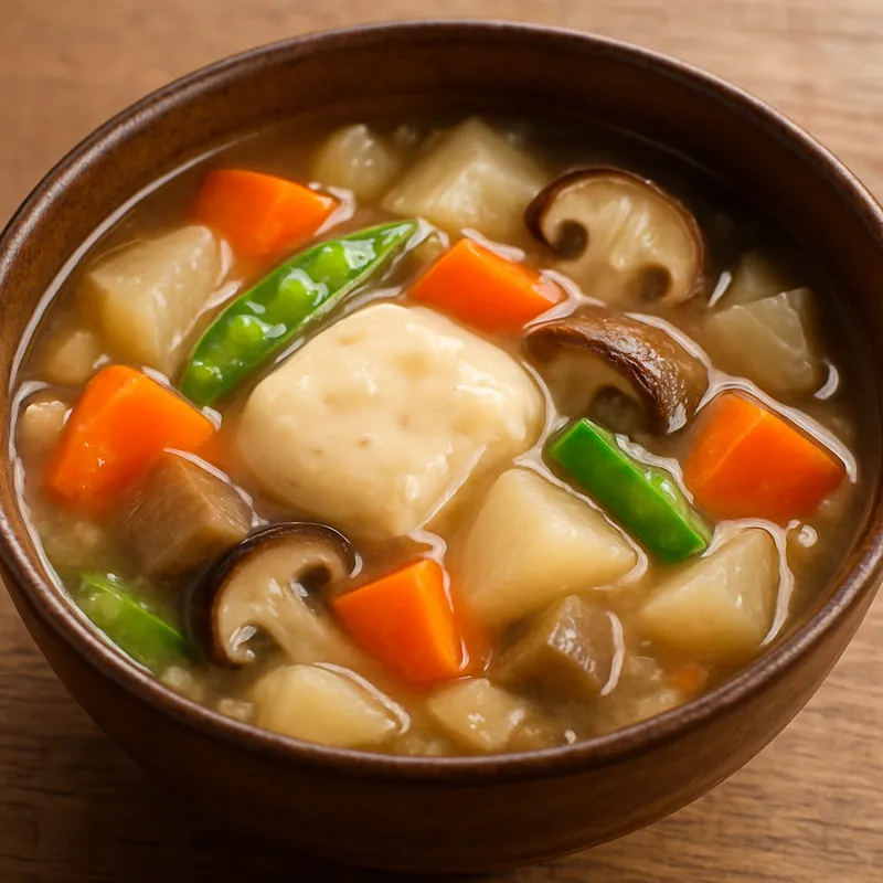 Noppei Jiru (Dicke Gemüsesuppe)