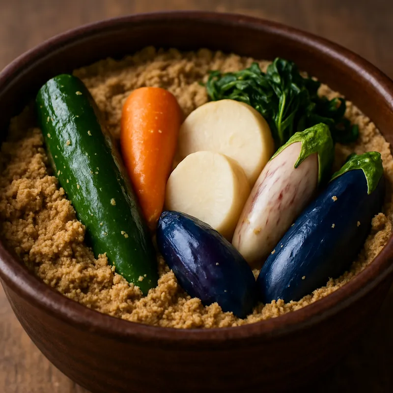 Nukazuke (Reiskleie-Pickles)