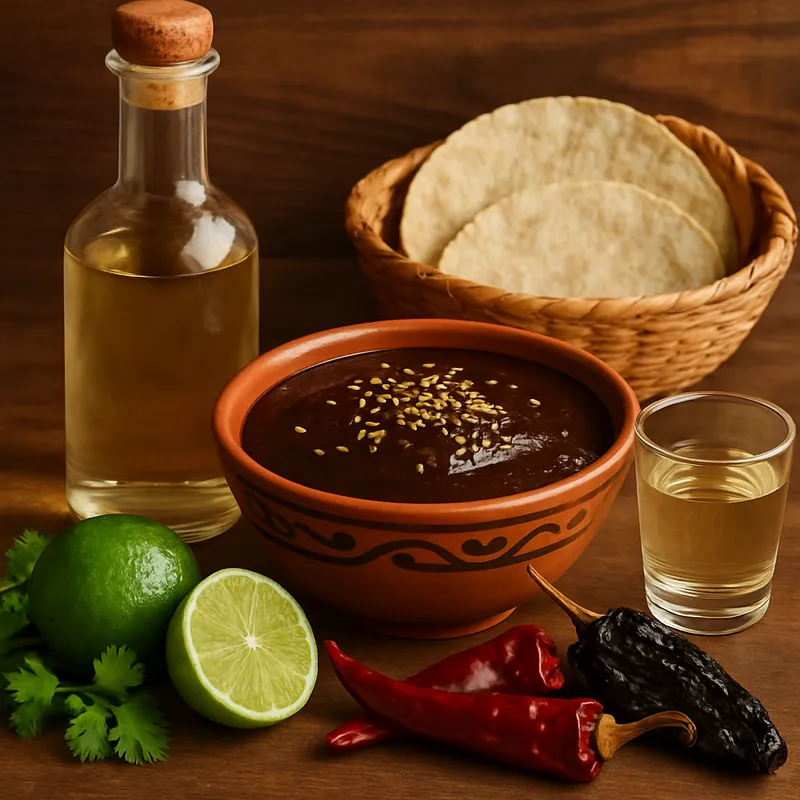 Oaxacanisches Mezcal und Mole Pairing