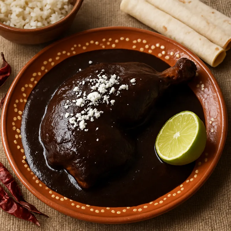 Oaxacanisches Mole Negro (Schwarzes Mole aus Oaxaca)