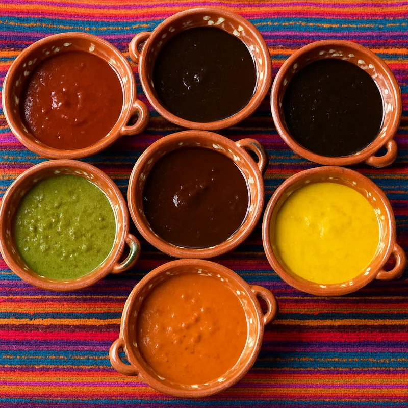 Oaxacanische Sieben-Mole-Verkostung