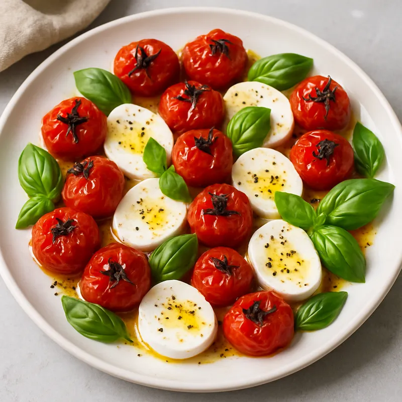 Ofentomaten-Mozzarella-Salat