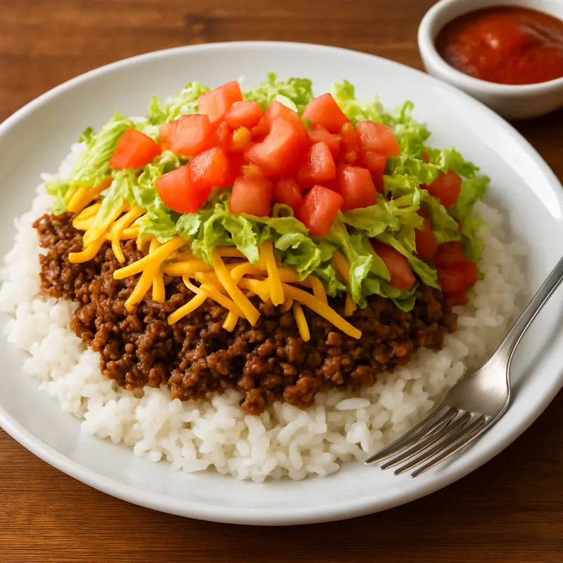 Okinawa Taco Rice