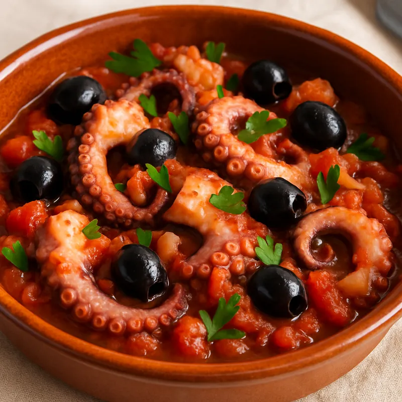 Oktopus auf provenzalische Art