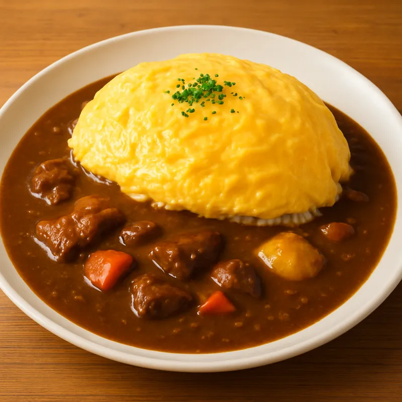 Omu Curry (Omelett-Curry)