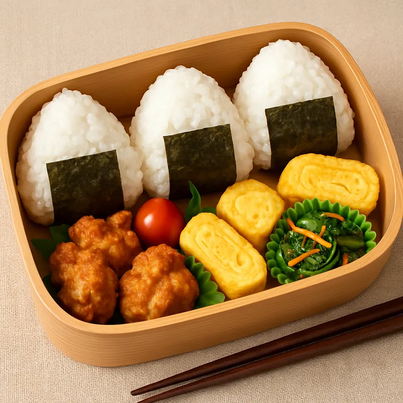 Onigiri Bento (Reisbällchen-Lunchbox)