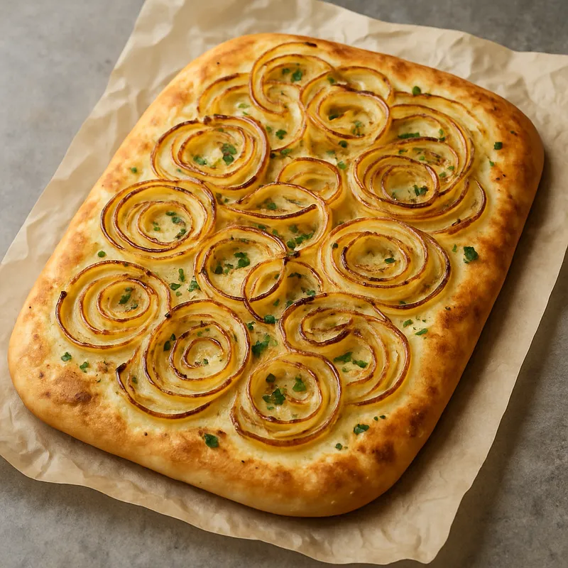 Zwiebel-Fladenbrot
