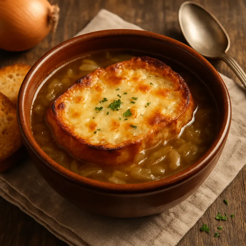 Zwiebelsuppe (Sopa de Cebolla)