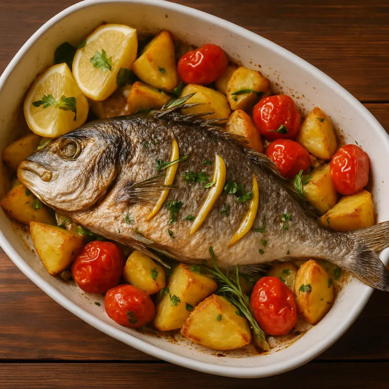 Orata Al Forno (Gebackene Dorade)