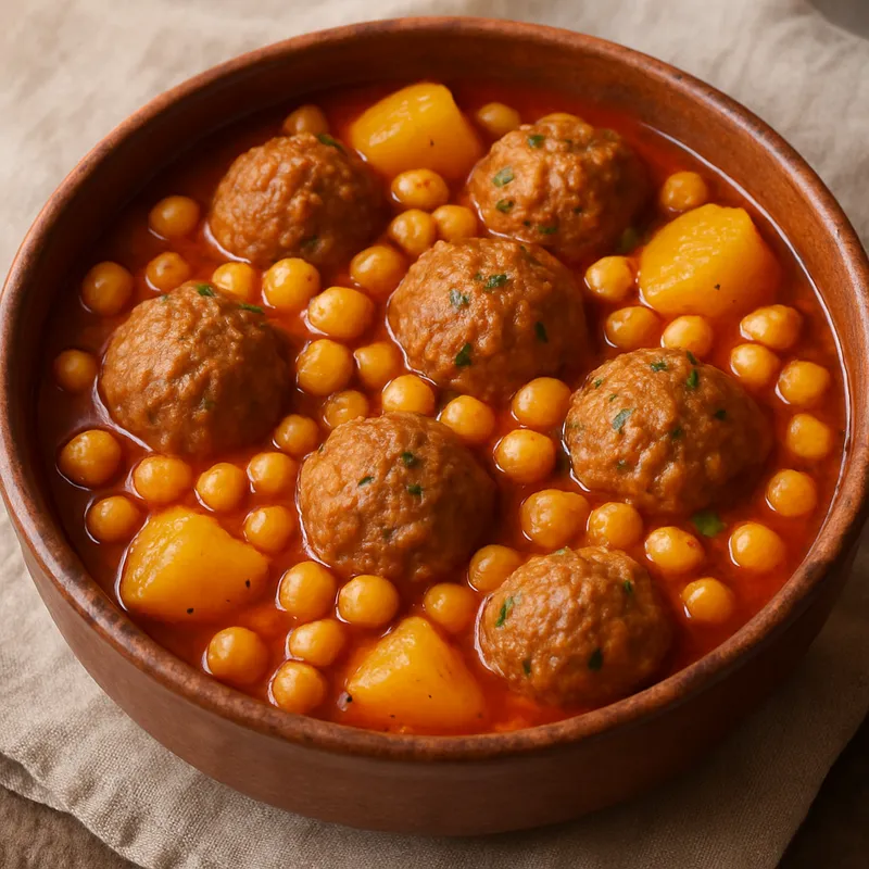 Ordu Bozbaş (Ordu Kichererbsen-Eintopf mit Fleischbällchen)