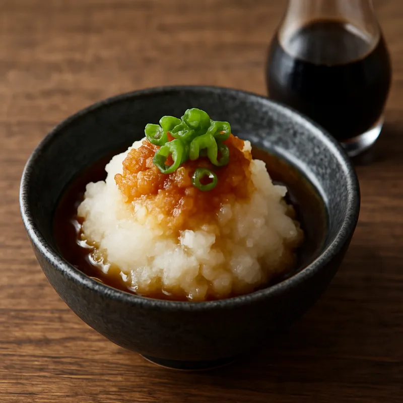 Oroshi Ponzu (Geriebener Daikon mit Ponzu-Sauce)