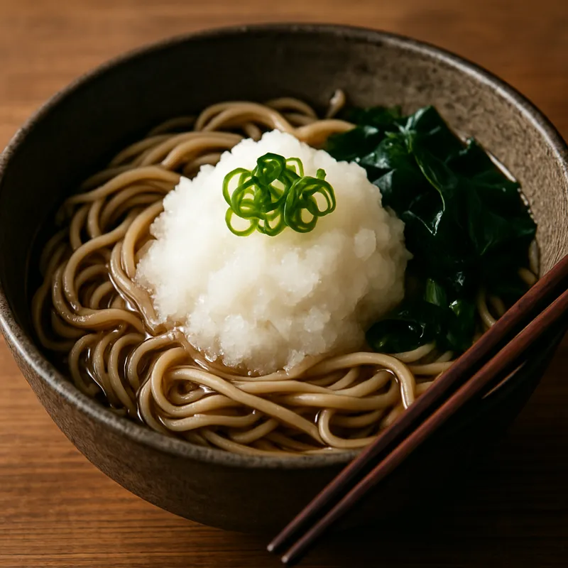 Oroshi Soba (Soba mit geriebenem Daikon)