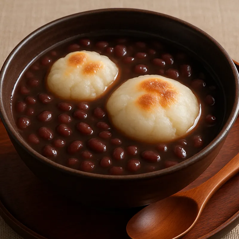 Oshiruko (Süße Mochi-Suppe)