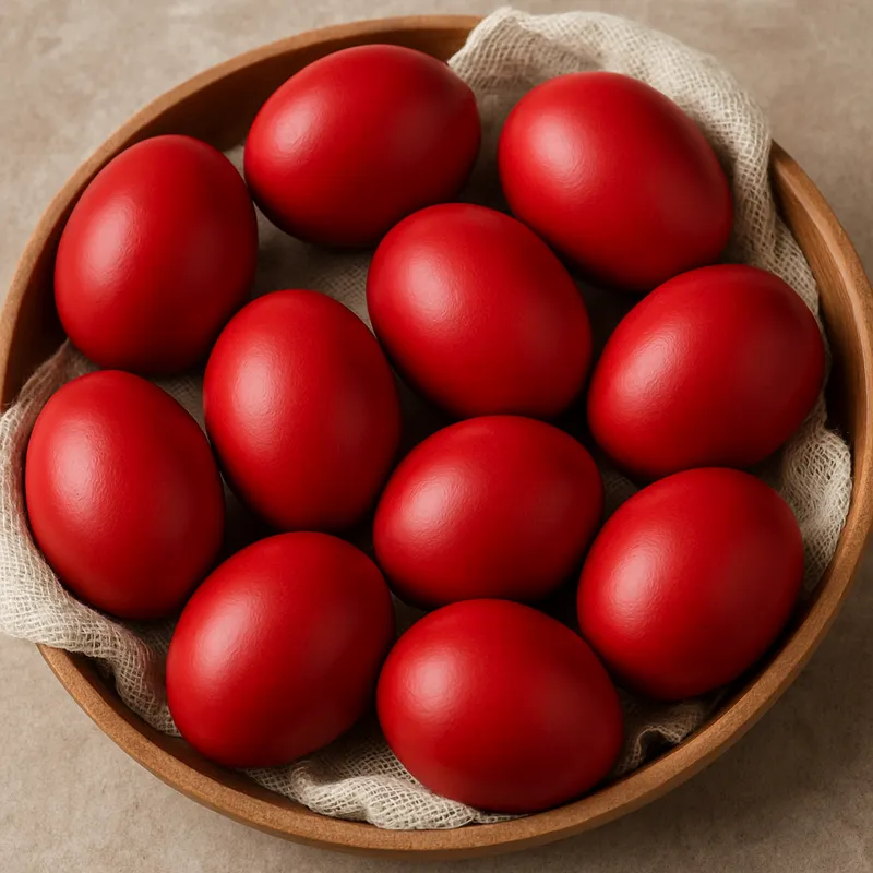 Ostereier Rot Gefärbt (Kokkina Avga)
