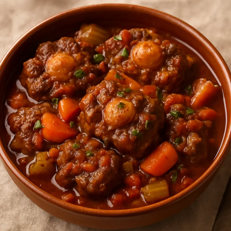 Ochsenschwanzragout (Coda alla Vaccinara)