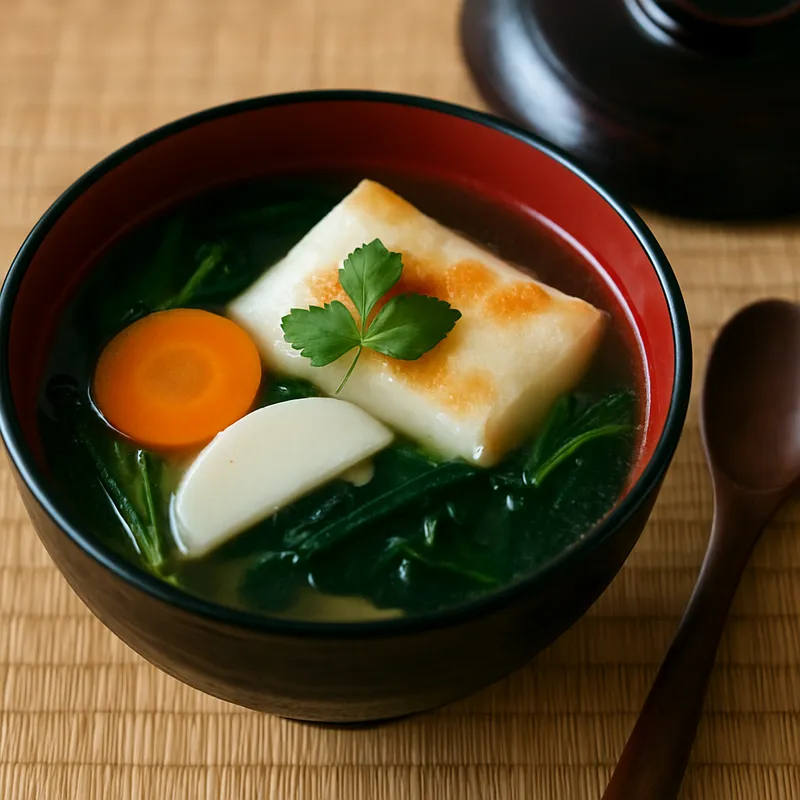 Ozoni (Neujahrs-Mochi-Suppe Kyoto)
