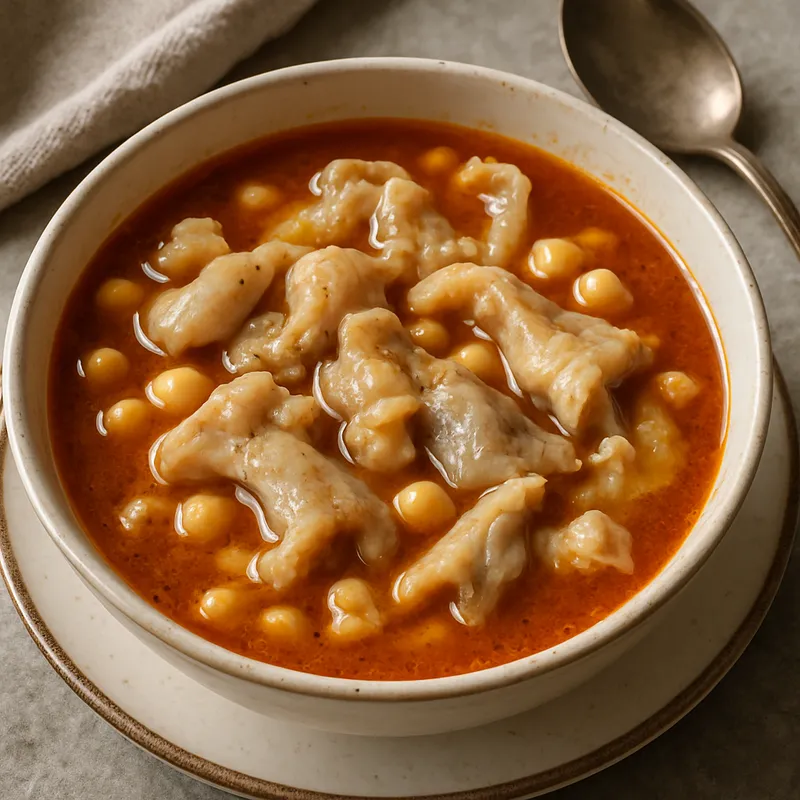 Paça-Suppe (Hammelhaxensuppe)