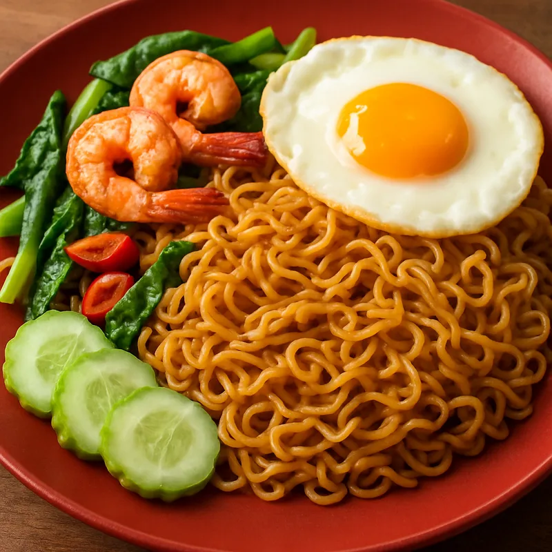 Pad Mama – Gebratene Instant-Nudeln auf Thai-Art