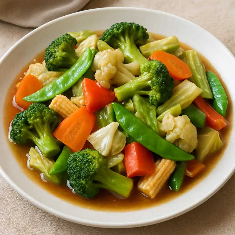 Pad Pak Ruam (Gemischtes Gemüse-Stir-fry)