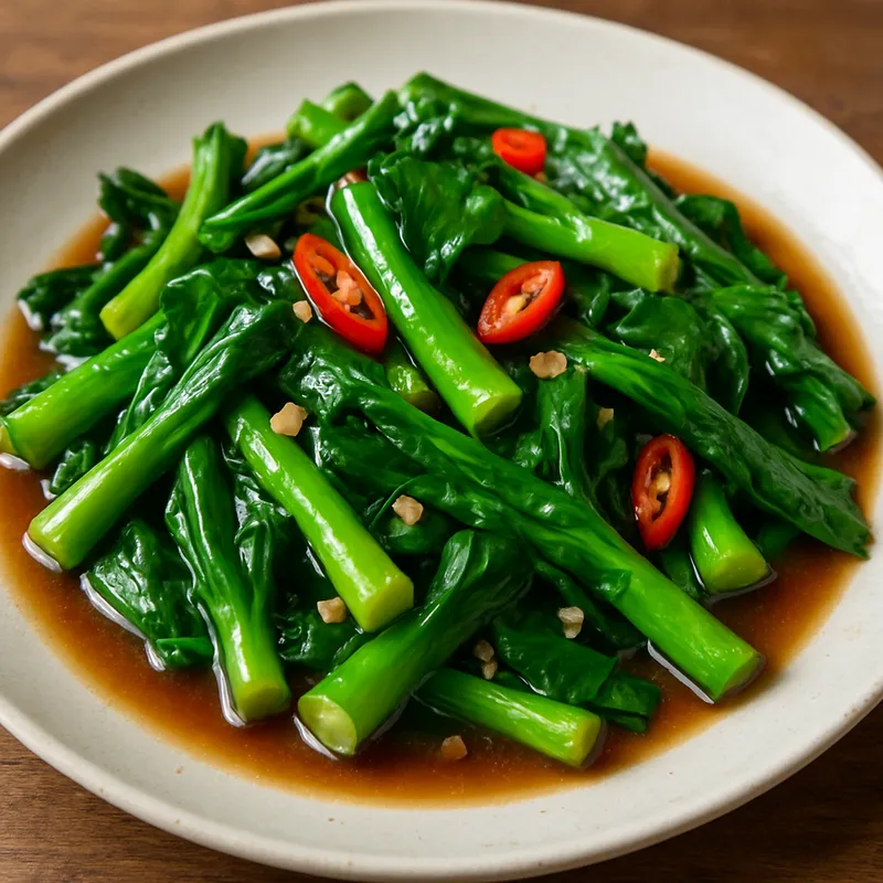 Pad Phak Kana (Gebratener Chinesischer Grünkohl)