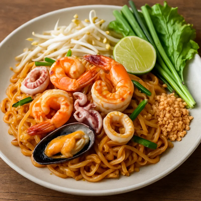 Pad Thai Thale (Meeresfrüchte Pad Thai Klassiker)