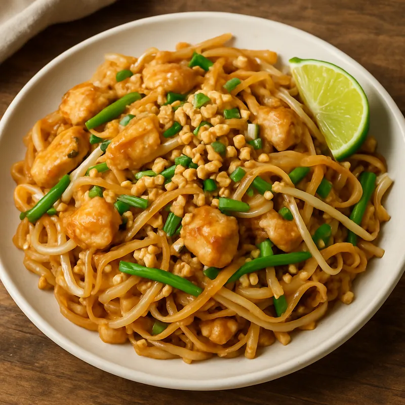 Pad Thai mit Hähnchen