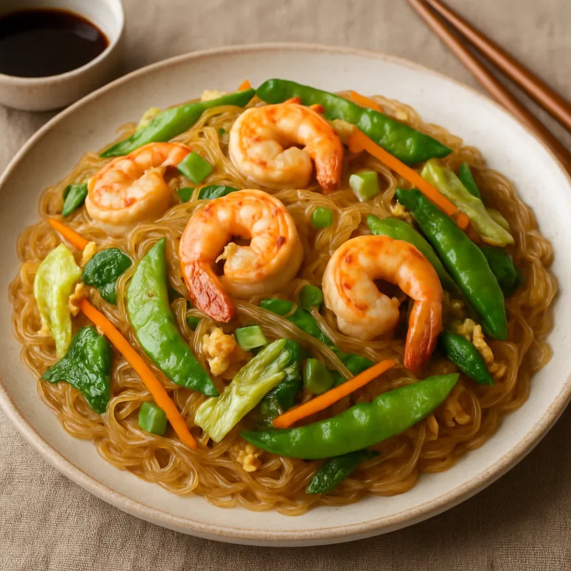 Pad Wun Sen (Glasnudel-Pfannengericht)