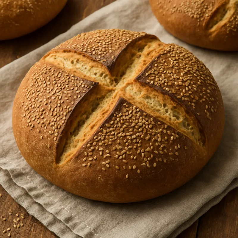 Pagnotta Del Dittaino (Traditionelles Sizilianisches Brot)