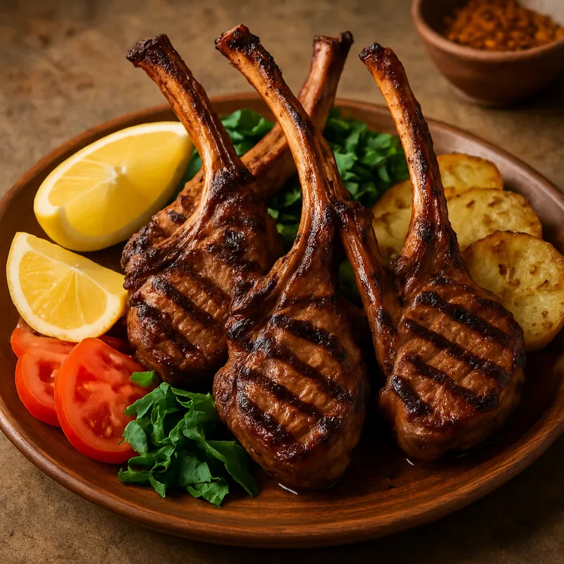 Paidakia (Gegrillte Lammkoteletts)