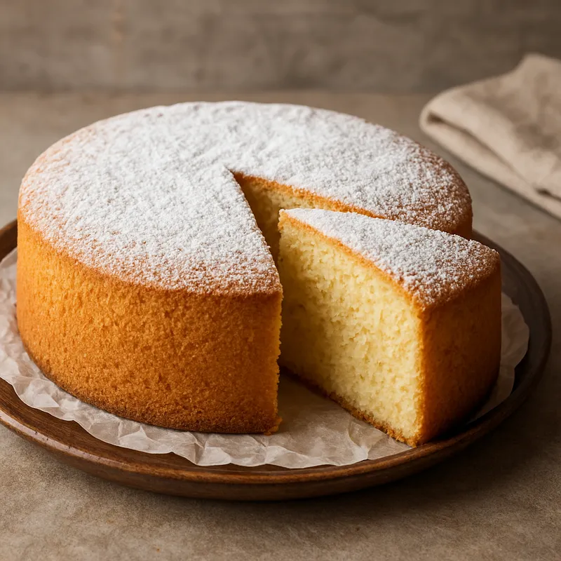 Pan Di Spagna (Italienischer Biskuitkuchen)