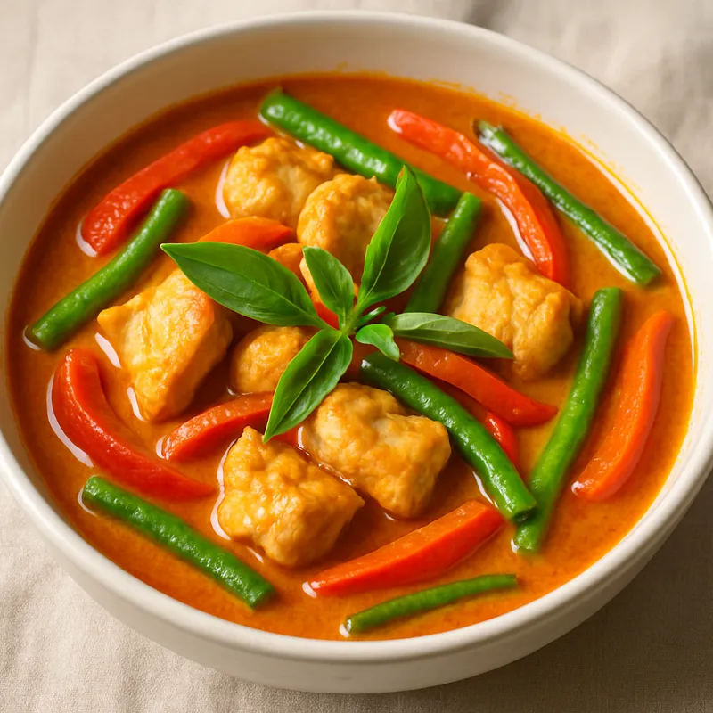 Panang Curry mit Hähnchen