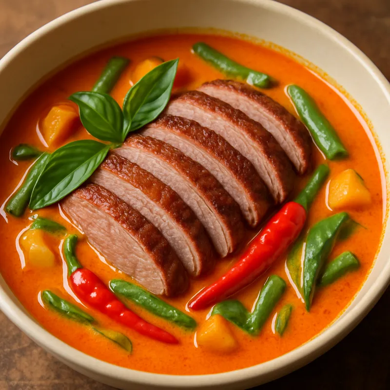 Panang Curry mit Ente
