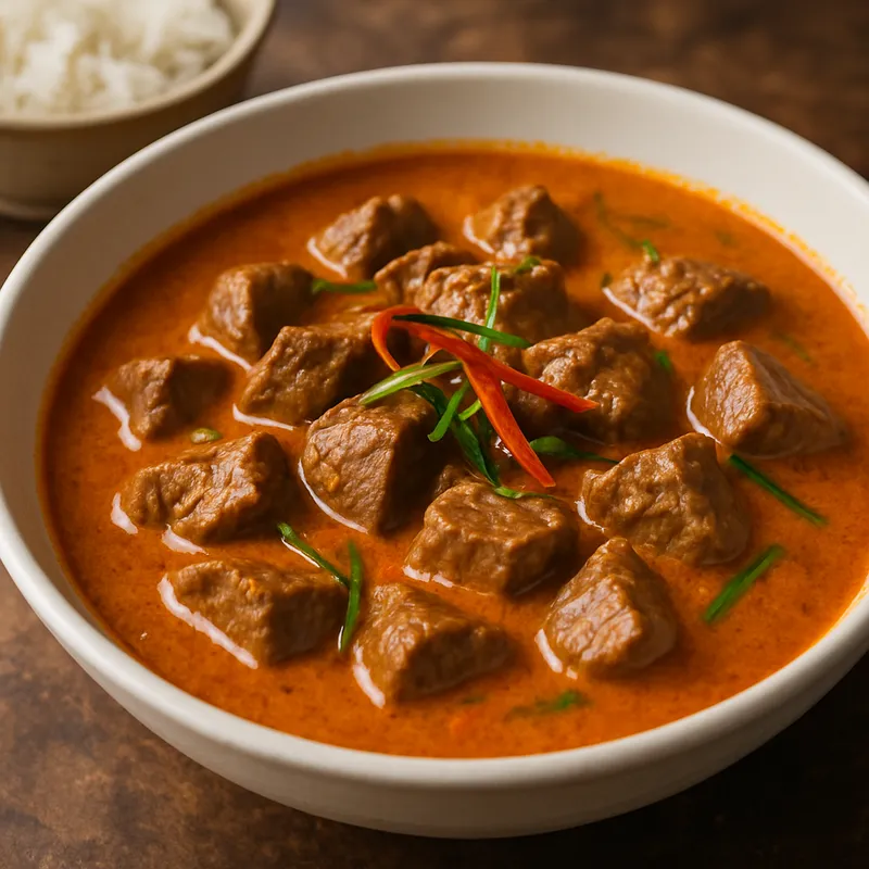 Panang Neua (Klassisches Thai-Rindfleisch-Panang-Curry)