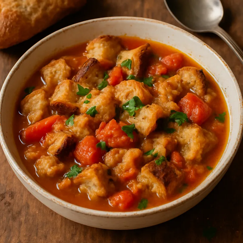 Pancotto (Italienische Brotsuppe)