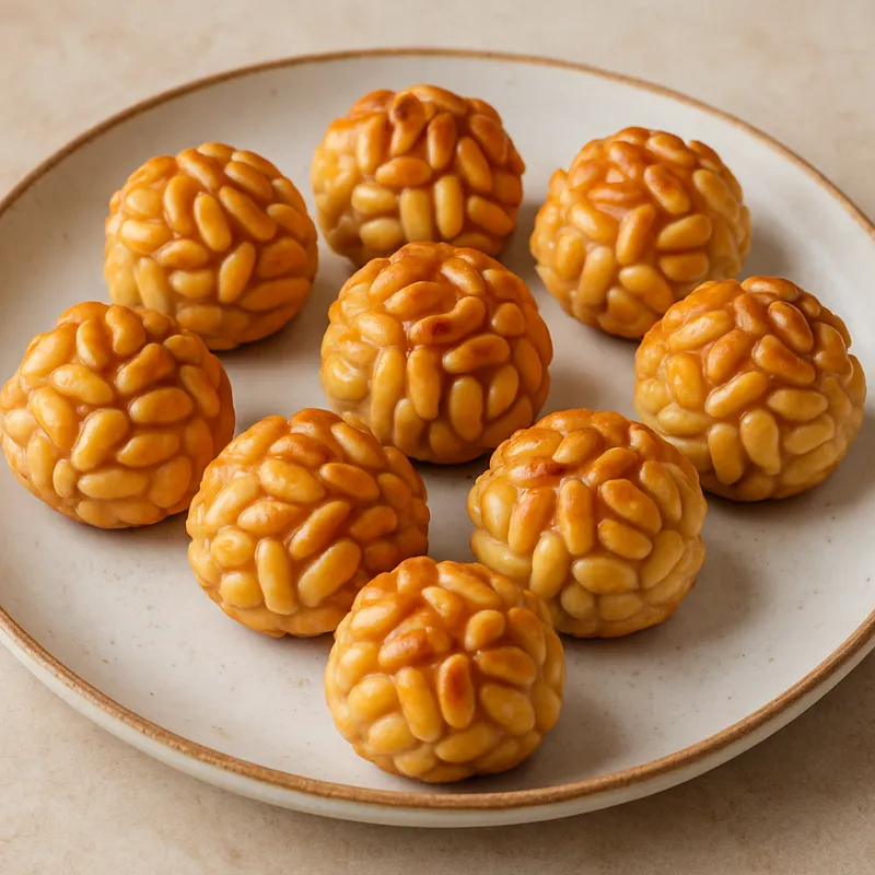 Panellets (Katalanische Marzipan-Plätzchen)
