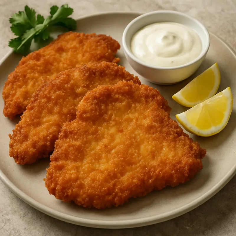 Panierte Hähnchenschnitzel