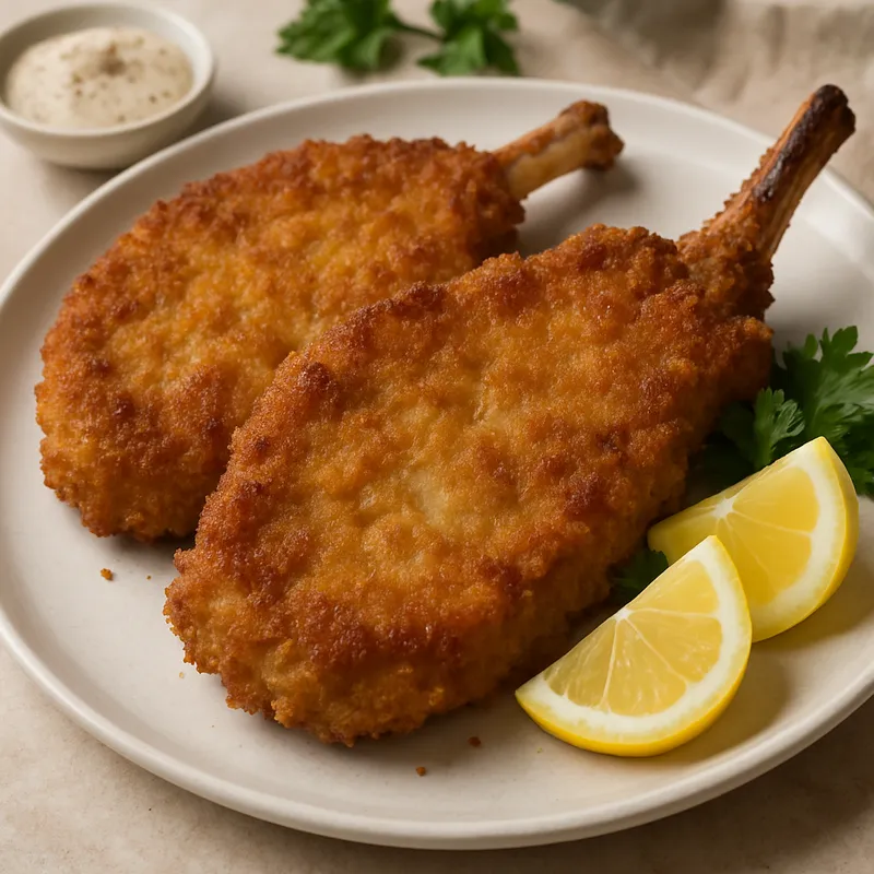 Panierte Schweinekoteletts