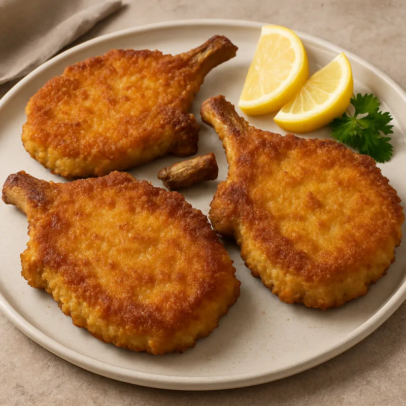 Panierte Schweinekoteletts